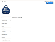 Tablet Screenshot of dubaihandbags.com